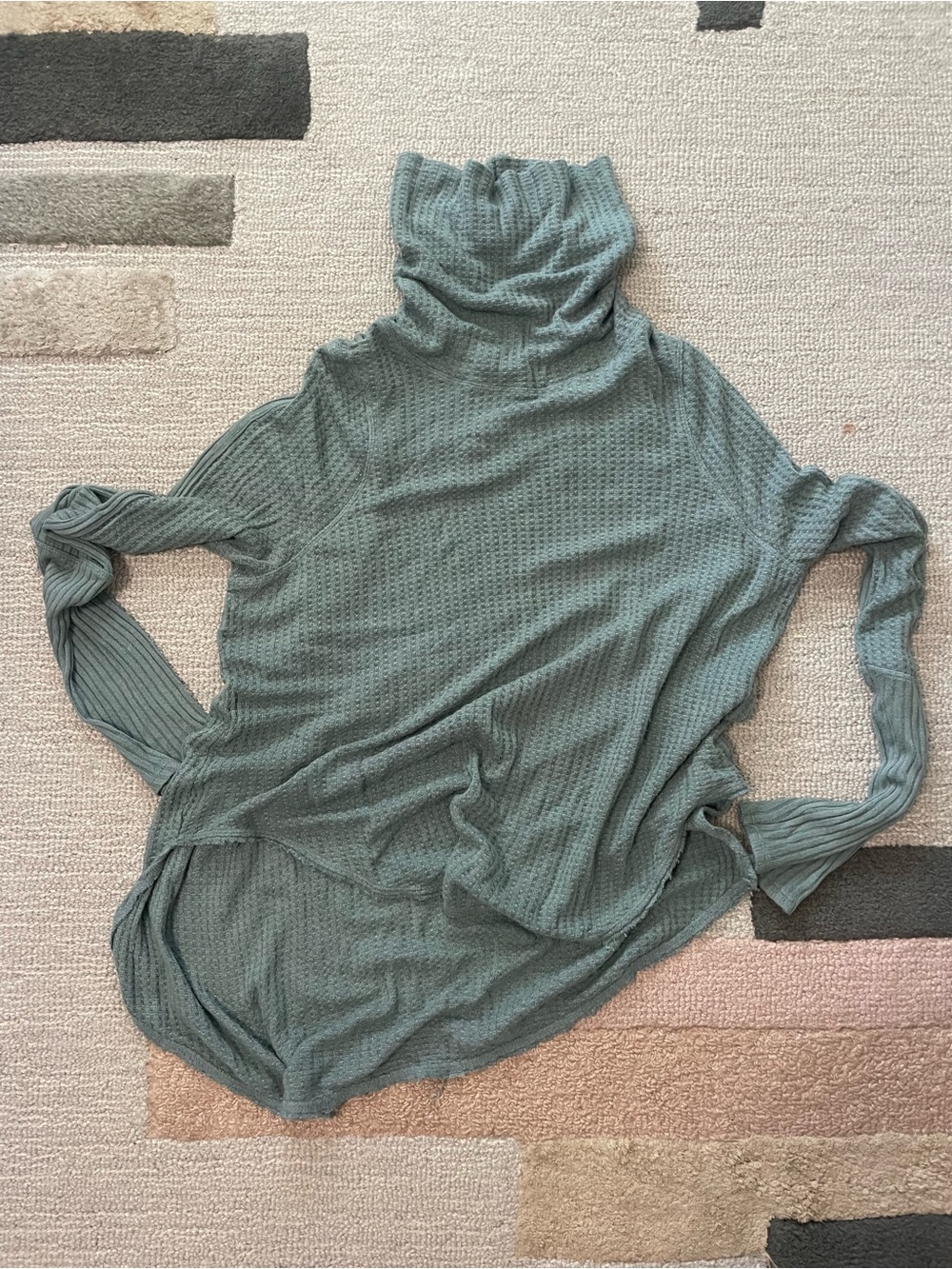 Soft Sage Green Turtleneck Sweater